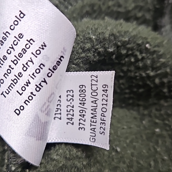 REI Co-op Patch Crew Neck Sweatshirt in Dark Green Kids Size Large - Picture 6 of 6